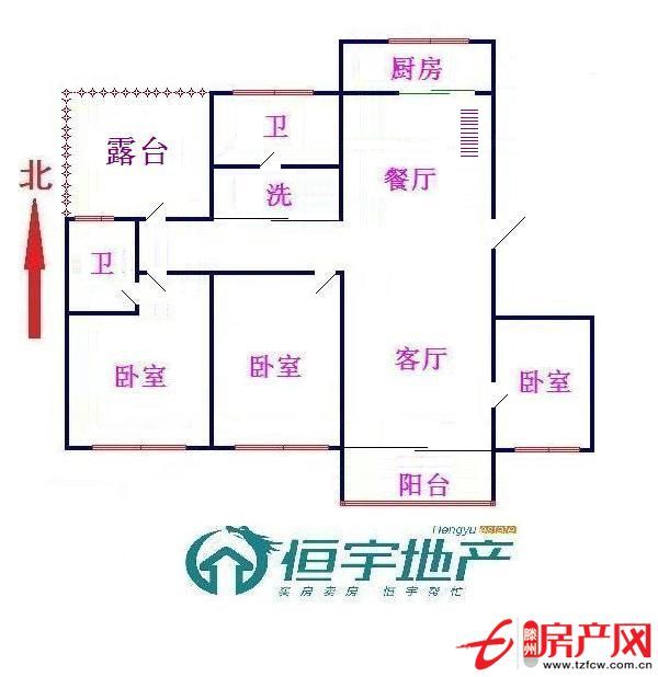 上海通盛花園六樓帶閣樓