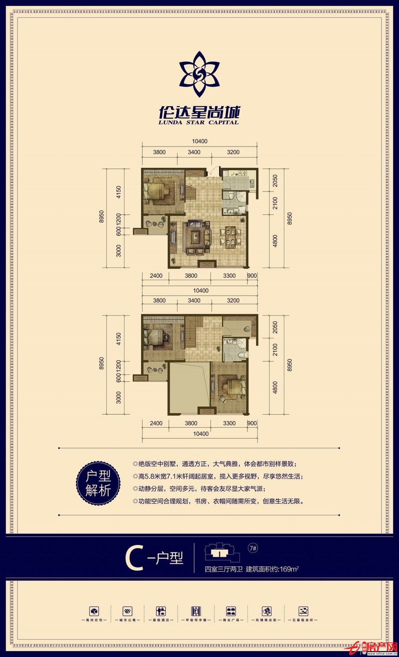 城市洋房，