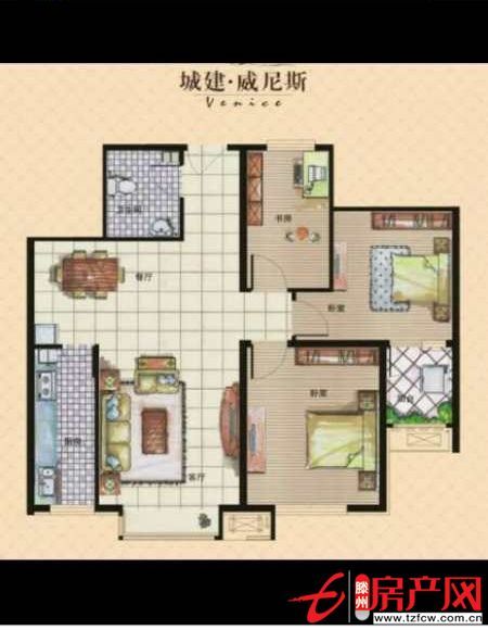 威尼斯二區(qū)，中層，簡(jiǎn)裝，要全款兩室一廳朝陽(yáng)，采光好