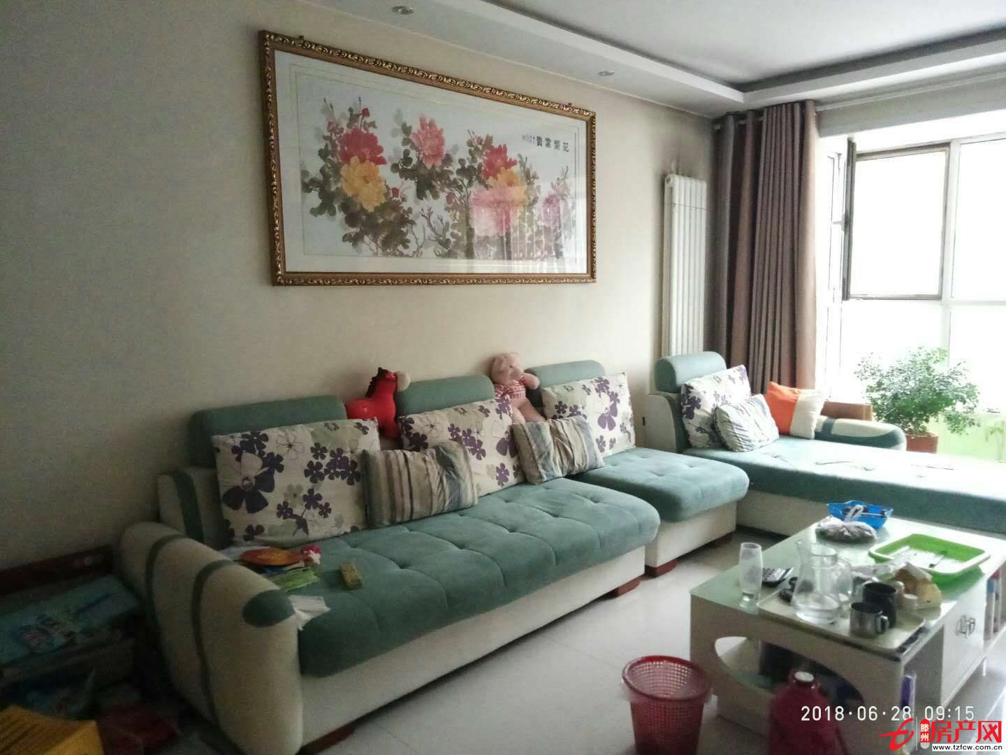 麗都水岸3樓大平臺，戶型方正彩光超好，精裝修學，區房可貸款